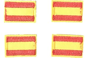 DURABOL BANDERA DEL PARCHE BORDADO PARA PLANCHAR O COSER (España Sin Escudo 2cm)