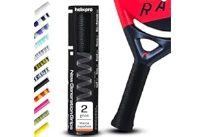 HELIX PRO GRIP Padel. Duración x10 Tecnología Antisudor Premium 1 Minuto en Aplicar Overgrips Padel Grip Tenis Padel Accesorios Hexacore Apto para Bádminton Squash Bicicleta