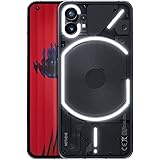 Nothing Phone (1) – 8 GB RAM + 256 GB, Glyph-gränssnitt, 50 MP dubbelkamera, Nothing OS, 6,55" 120Hz OLED-display, svart