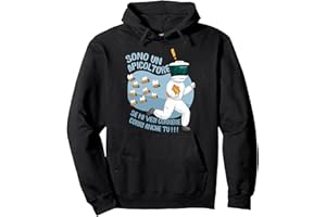 CONTADINI PER PASSIONE Abbigliamento Divertente Protezioni Per Apicoltori Ape Arte Felpa con Cappuccio