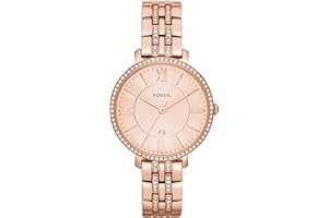 FOSSIL Orologio Jacqueline per donna, Movimento al quarzo a tre lancette con cinturino in acciaio inossidabile