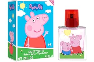 AIRVAL Peppa Pig Children Eau de Toilette Natural Perfume Spray, Vegan and Dermatologically tested EDT Spray for Kids - Safe Daily Fragrance Gift, 30ml