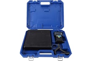 AYNEFY Balance Électronique de Réfrigérant avec Écran LCD et Échelle de Poids Portable pour Systèmes de Chauffage et Climatisation