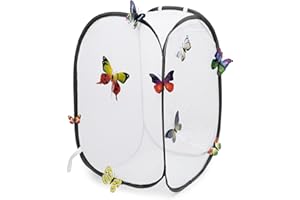 Hyindoor Insekt Und Schmetterling Habitat Käfig Terrarium Schutz Käfig Schwarz