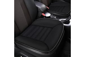 LUSRAIT 1 Pack Auto-Sitzkissen mit Comfort Memory Foam, Sitzkissen für Auto und Bürostuhl Schwarz