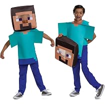 Minecraft - Costume Armure en Diamant Minecraft- Taille M - Déguissement pour enfant - Licence Officiel - Matériaux durable de qualite - Cadeau Magique - Fêtes ou Anniversaires - Dès 3 ans