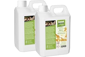 KieselGreen Bioethanol 10 Liter mit Duft für Ethanol-Kamin, viele Sorten - Bio Ethanol als Raumduft in vielen Duftnoten - Parfüm Bio Ethanol Kamin Indoor, Bioethanol Tischfeuer (N,10)
