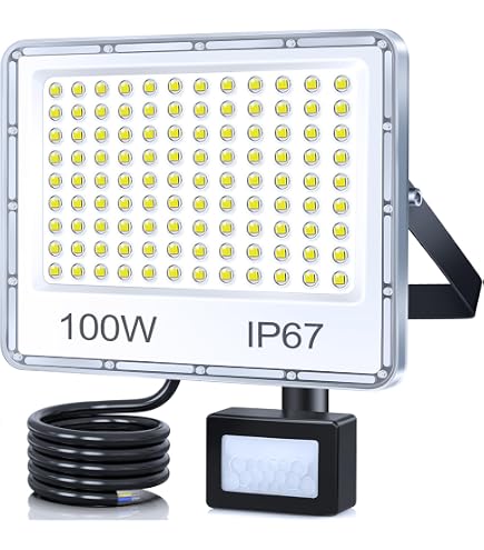 Viugreum Faro 200W Fari LED Lampade per Esterni,Faro LED da Esterno 24000 lumen Bianco freddo