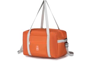 BKAZV Sac de Voyage Ryanair Cabine 40x20x25 Pliable Sac à Main Nylon Imperméable Sac Weekend Homme Femme Organisateur Valise Cabas de Voyage Sac Cabine