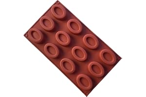 MKNzone 1 Moule en silicone Pour Muffins, Cupcake Et Gelée - Mini beignets ovales, Livraison aléatoire(29.7 X 17.2 X 1.7 cm)