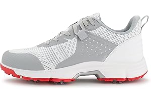 ZVC Golfschuhe Herren mit Spikes Mesh Atmungsaktiv Professionelle Spiked Herren Outdoor Golf Walking Sport Training