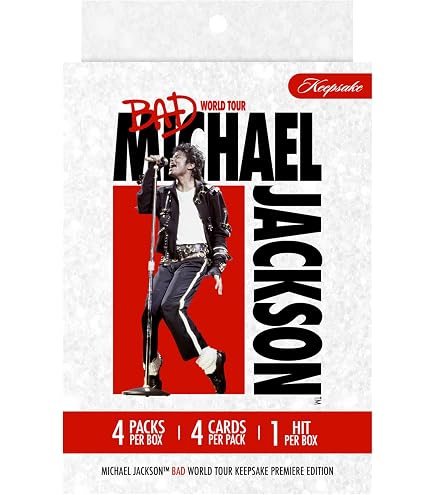 Michael Jackson Bad World Tour Keepsake Premiere Blaster Box