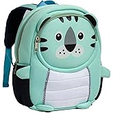 VEIBAG 3 Boyutlu Kaplan Fig&uuml;rl&uuml; &Ccedil;ocuk Sırt &Ccedil;antası - Neopren Su Ge&ccedil;irmez Hafif Kreş ve Anaokulu &Ccedil;antası - Ergonomik Hediyelik