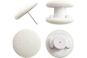 Primpins Duvet Clips - Classic Linen - 20 Colors Available - Double Sided Pin Fasteners - Prevents Comforter from Shifting in Cover (Set of 8, White)