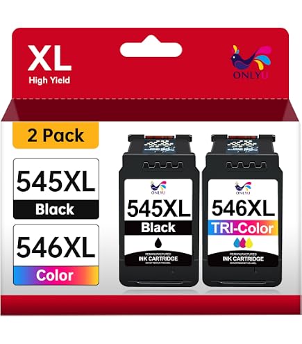 Cartuccia Ricaricabile 545XL/546XL Per Canon – Nero E Tricolore, Alta Capacità, Compatibile Con MG3050, MG2550, MX495 - 6