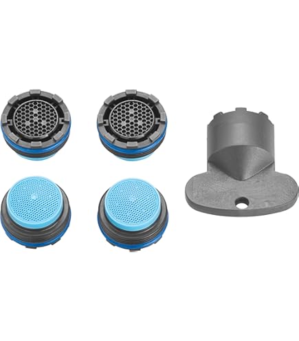Fogbush Zestaw sit do kranów set, 10 stuks | universele maat M18,5x1 | incl. 2 opsteeksleutels & steeksleutel | voor keuken, badkamer en tuin | waterbesparend & spatbescherming Fogbush Zestaw sit do kranów set, 10 stuks | universele maat M18,5x1 | incl. 2 opsteeksleutels & steeksleutel | voor keuken, badkamer en tuin | waterbesparend & spatbescherming