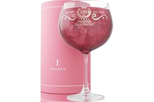 Insaxa 21st Birthday Gifts for Her - Fabulous 2003 Large Gin Glass (730ML)