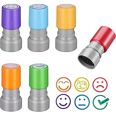 GOMAKERER 1 St 13 Cijferige Nummer Stempel, 0-9 Nummers A-Z Alfabet 4 Symbolen Prijskaartje Stempel Verstelbare Brief Stempel Plastic Rolling Stempel DIY Briefpapier voor Kantoor Zaken Scrapbooking