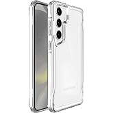 Teknoft Samsung Galaxy S24 i&ccedil;in Crystal Armor Serisi Şok Emici Yumuşak Silikon Kenar Arkası Sert Polikarbonat Darbeye Dayanık