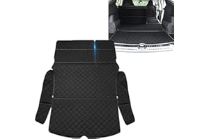 topfit para Tesla Model Y Alfombrilla Trasera para Maletero para Equipaje Funda de Asiento Trasero de Cuero Impermeable para Model Y 2021 2022 2023 2024