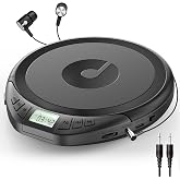 Gueray CD &ccedil;alar taşınabilir kişisel CD &ccedil;alarlar kulaklıklı LCD ekran anti-atlama koruması HiFi klasik CD Walkman m&uuml;zik &ccedil;alar 