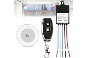 VEGENA 12V Interrupteur sans Fil, Commutateur De Télécommande, Interrupteur sans Fil 12 V avec Télécommande, Interrupteur De Lumière sans Fil Contrôleur De Petite Taille pour Plafonniers, Lampes