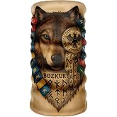 Bebo Store Extreme Spor Motor Ve Bisiklet Kullananlara &Ouml;zel Desenli Buff Boyunluk Bandana Balaklava - kurt-192