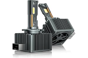 STELLAR LED LIGHTS Stellar Lampe – Revolutionäre Technologie, 6500 K Diamantweiß, +200% Helligkeit, 2 Jahre Garantie, Xenon-Brenner-Ersatz, D1S, 1 Paar