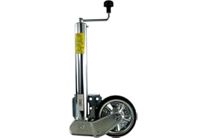 TRAILER PARTS4U p4U Rueda de apoyo original Knott para remolque, carga pesada, 500 kg, 200 x 50 mm