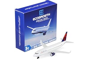 EcoGrowth Model Airplane American Delta Plane Model Plane Airplane for Collection & Gifts