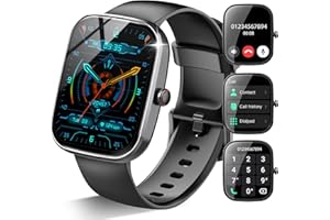 Csasan 2024 Smart Watch,1.91" Touch Smart Watches for Men Women Answer/Make Calls, 110+ Sports Modes with Sleep Heart Rate Monitor, Step Counter, IP68 Waterproof Fitness Watch for Android IOS