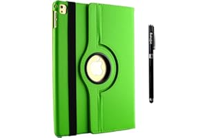 inShang Coque Compatible avec iPad Housse 9.7 Coque iPad 2018/2017/ air/air 2 Étui Case avec Veille/Réveil + Rotatif + Support Stylet