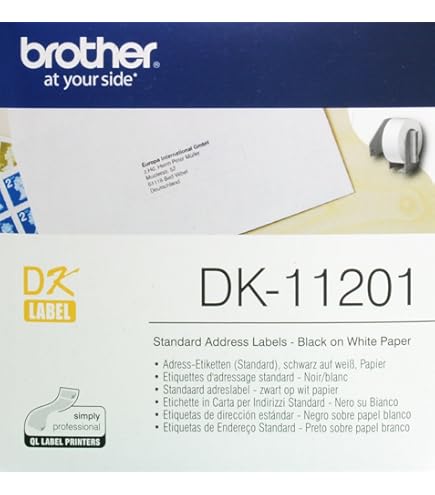10 X DK44205 Continuous Labels Compatible With Brother P-Touch - View #12