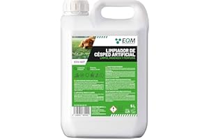 EQM SOLUCIONES QUIMICAS EQM - ECO-507 - Limpiador e Higienizante de Césped Artificial - 5L - Limpia, Higieniza y Perfuma - Formato ahorro, larga duración - No tóxico