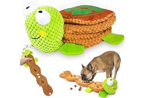 Sunshine smile Intelligenzspielzeug für Hunde,Quietschend Welpenspielzeug,Schnüffelspielzeug Hund,Hundespielzeug Schnupftabak,Puzzle Toys for Dogs,Oktopus Interaktives Hundespielzeug