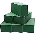 NKB Traders 6 Pcs Wet Floral Foam Blocks Large Floral Bricks Flower Mud Foam Kit Arrangement for Florist Floral Arrangement Green Styrofoam Dry or Wet - 9"L x 3.1"W x 4.3" H