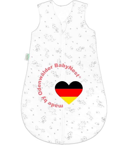 Odenwälder Frottee Sommer-Schlafsack Baby-Schlafsack Leichter Kinderschlafsack atmungsaktiv (110 cm, Cranberry) Baby