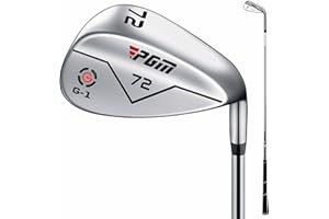 PGM Wedge – 72 degrés Premium Sand Wedge pour homme et femme – Texturé CNC – Bunker Buster Escape Bunkers et économisez des coups autour du club de golf Green-High Loft
