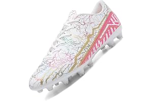 HaloTeam Chaussures de Football Homme Outdoor Low-Top Spike Crampons Athlétisme Entrainement Profession Chaussures de Sport 39 EU-45 EU