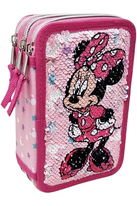 Safta Minnie Mouse Federmäppchen 'Loving' – Doppeltes Fach, Robust, Für Schule & Kindergarten