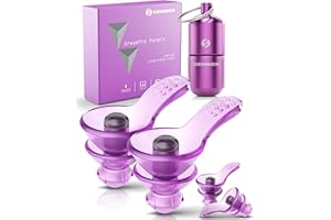 Senner ® DreamPro - Earplugs for Peaceful Sleep - Ideal Hearing Protection in Noisy Environments and for Side Sleepers - Anti Snore Ear Plugs - Hypoallergenic, Contains 2 Sizes, Aluminum Container