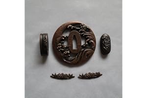 BOHIHYU Boyu Japanese Samurai Sword KOSHIRAE – TSUBA FUCHI KASHIRA MENUKI HJ81-HJ95