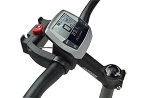 Klickfix Lenkeradapter E mit Schloss für E-Bikes mit Display, universal - Passend für Lenker mit 22-26 mm und Oversize-Lenker 31,8 mm Durchmesser
