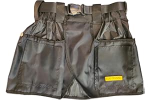 EQ K9 EXTRA QUALITY K9 TRAINING EQ K9 Dog Handler Skirt with Multiple Pockets for Toys, Treats, Dog Training Equipment, Dog Trainer Belt, Dog Walking Pants, Best for Agility, Sport, Schutzhund, Water Resistant (Black)