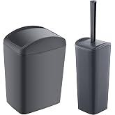 Smartware Soft &Ccedil;&ouml;p Kovası 5 LT ve Soft Wc Fır&ccedil;ası Antrasit