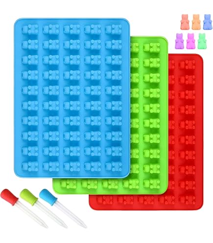 4 Pezzi Stampi Silicone Cioccolatini, Stampi Cioccolatini Antiaderente