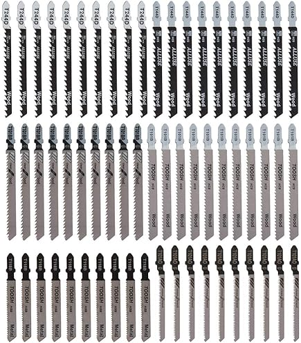 100x Multitool Sägeblätter Oszillierendes Zubehör Set HCS Edelstahl Multitool Segmentsägeblatt 1-3/8 Zoll Multifunktionswerkzeug Zubehör Set 45-47 HRC | DE