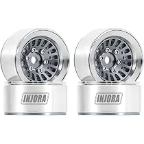 INJORA – Jantes Beadlock 1.0 En Laiton/aluminium – ModuWheel Pour TRX4M SCX24, Offset -4,4 Mm