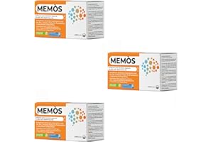 AGIPS FARMACEUTICI Mémoire et Concentration fatigue mentale Supplément Ginko Biloba Arginine Glutamine Vitamines cerveau Vitamine B 30 bouteilles Memos Agips