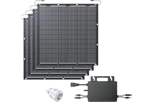 ZENDURE SUPERCHARGED Zendure Centrale elettrica da balcone, Pannello solare 840 W, inverter Hoymiles HMS-800-2T, Ingresso solare 41 V/5 A, Ingresso solare 41 V/5 A, Adatto per centrale elettrica da balcone SolarFlow